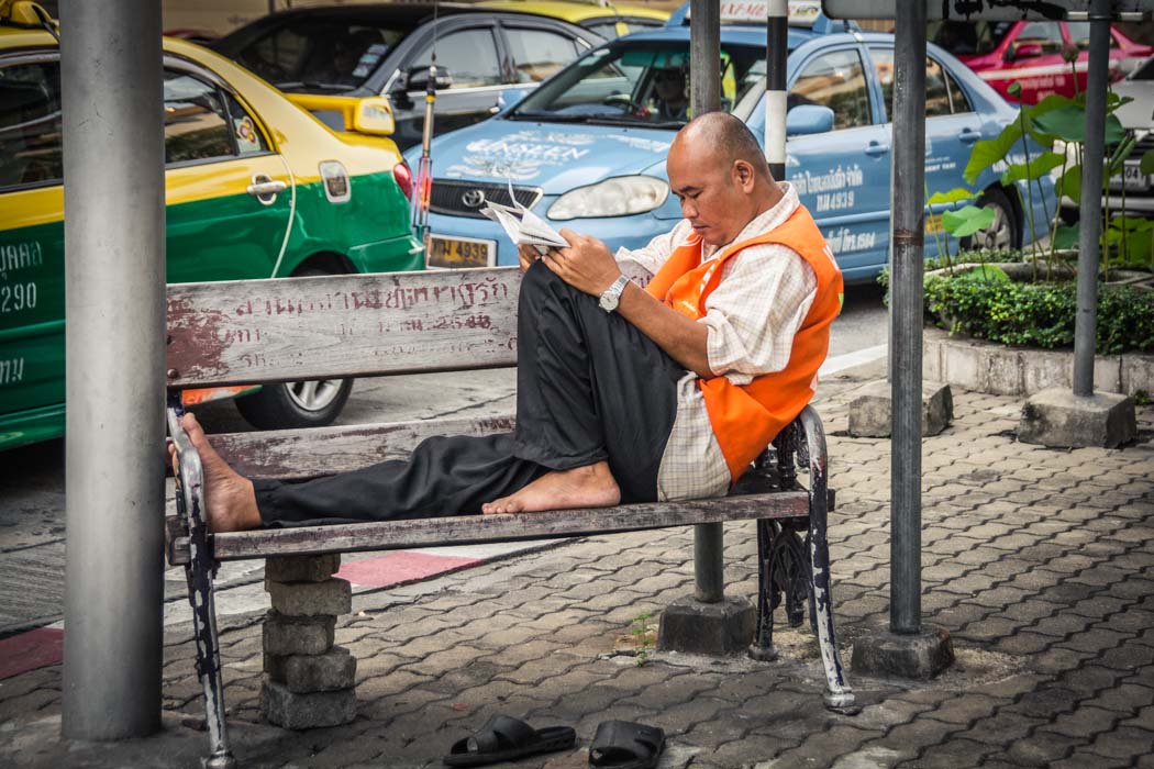 Photos of People Reading