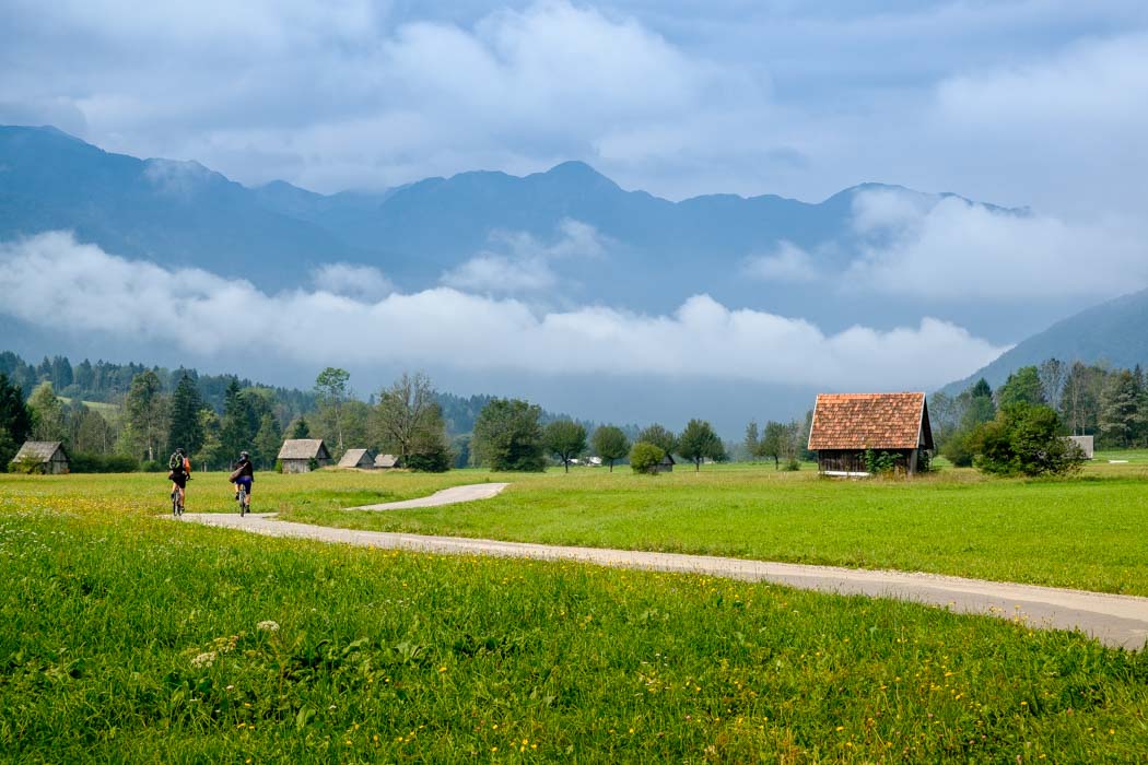 Lake Bohinj in Slovenia 