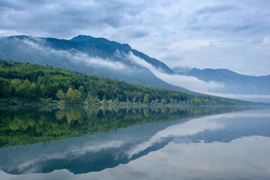 Lake Bohinj in Slovenia