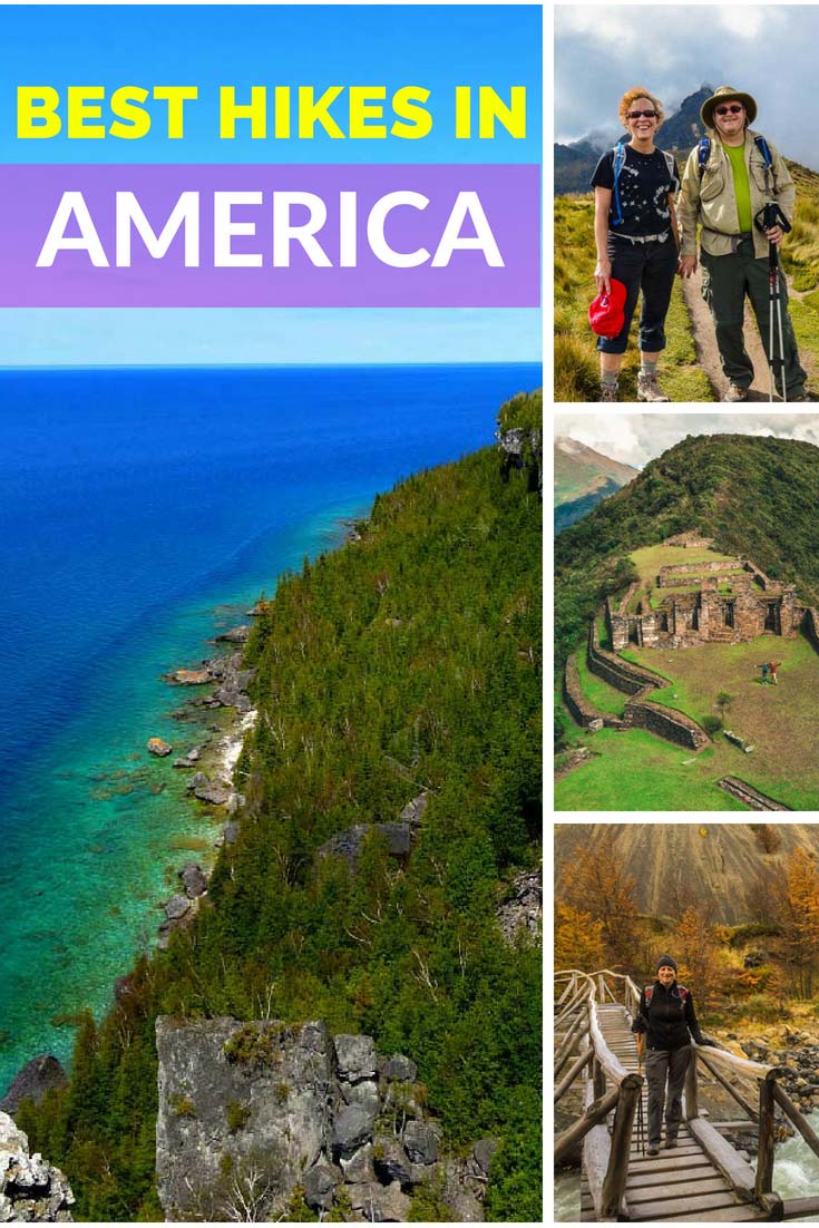 Best Hikes in America: A List of The Amazing Trails in North, Central and South America. #hiking #America #outdoors