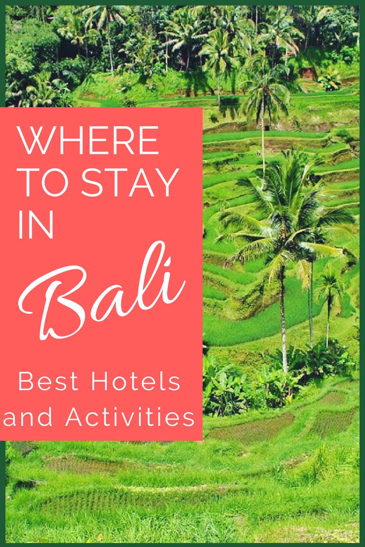 Where to stay in Bali