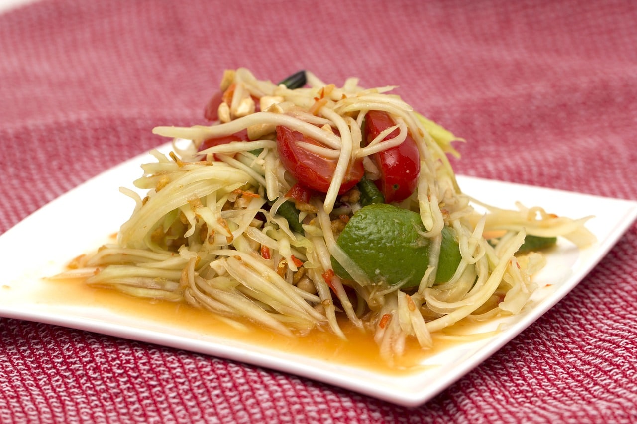 Papaya Salad, Chiang Mai, Thailand.