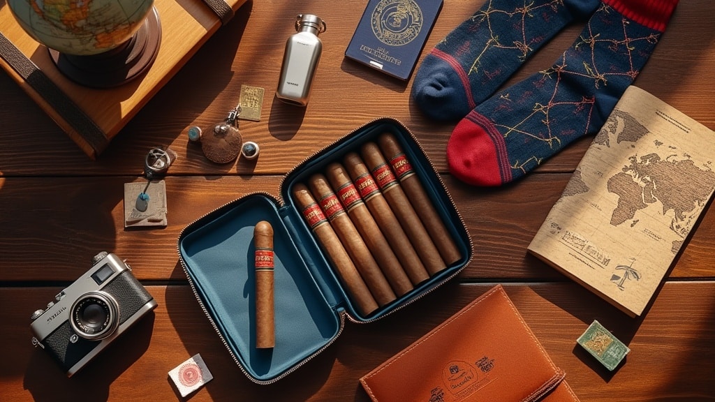 Elegant travel gifts display