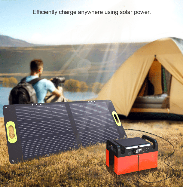キャンプ用ソーラー発電機